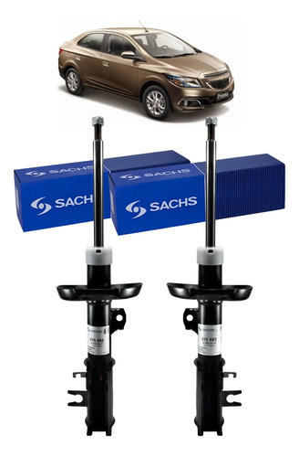 Kit Amortiguadores Delanteros Sachs Chevrolet Prisma 13+ — foto 1 de 1