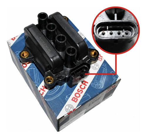 Bobina Encendido Bosch Clio 1.2 99-20 4876 04876-a 04876-t — foto 1 de 1