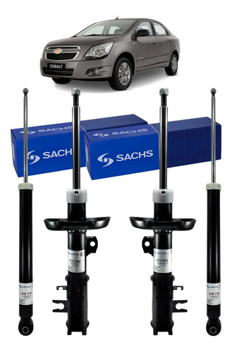 Kit 4 Amortiguadores Sachs Chevrolet Cobalt 13+ — foto 1 de 1