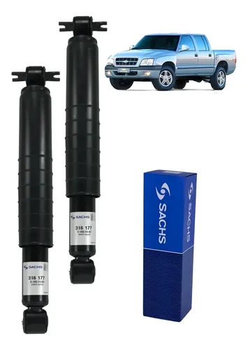 Kit X2 Amortiguadores Traseros Sachs Chevrolet S-10 93+ — foto 1 de 1