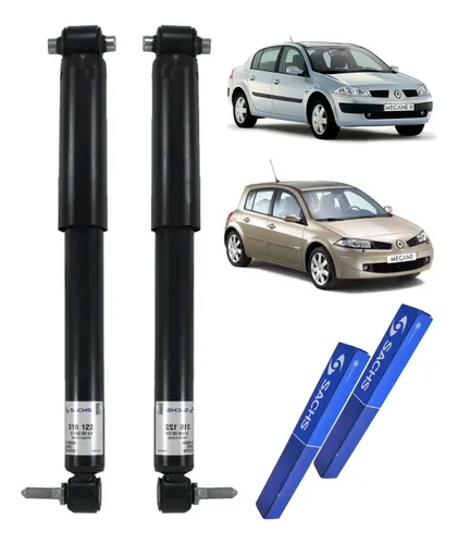 Kit Amortiguadores Traseros Sachs Renault Megane 2 2005+ — foto 1 de 1