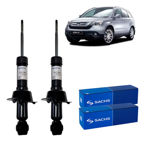Amortiguadores Traseros Sachs Honda Crv Iii 2006 - 2012 — foto 1 de 1