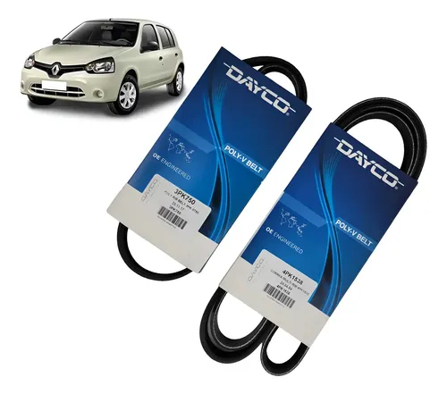 Kit Correas Dayco Poly V Clio 1.2 16v Motor D4f — foto 1 de 1