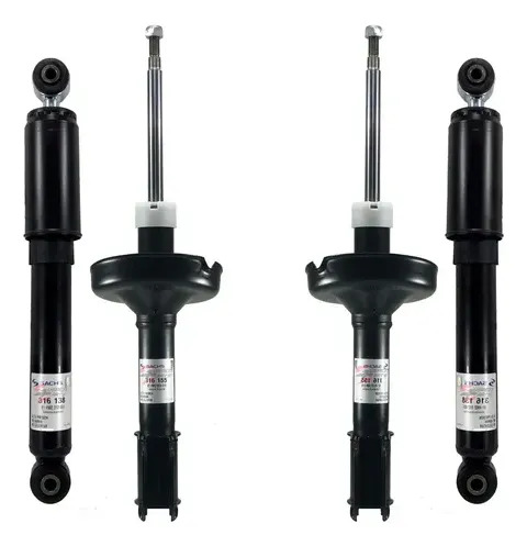 Kit Cuatro Amortiguadores Sachs Renault Kangoo 1998-2013 — foto 1 de 1