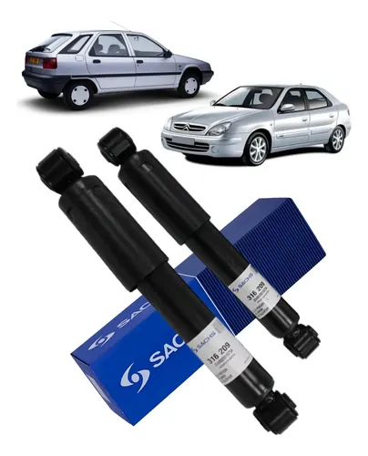 Kit X2 Amortiguadores Traseros Sachs Citroen Xsara Zx — foto 1 de 1