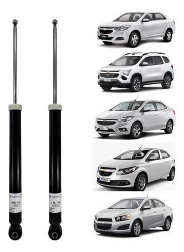 Amortiguadores Traseros Sachs Sonic Cobalt Prisma Onix Spin — foto 1 de 1