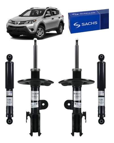 Kit 4 Amortiguadores Sachs Para Toyota Rav4 2013+ — foto 1 de 1