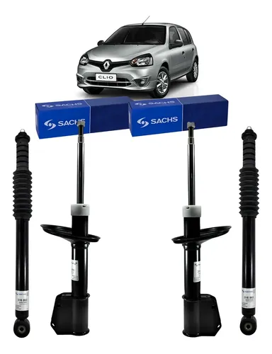 Kit Cuatro Amortiguadores Sachs Renault Clio Mio Desde 2012 — foto 1 de 1