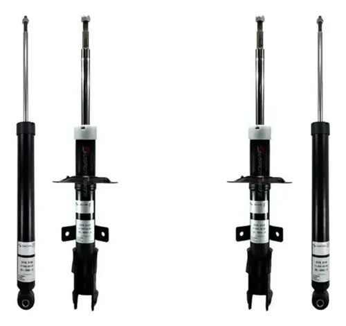 Kit Cuatro Amortiguadores Sachs Fiat Idea Desde 2005 — foto 1 de 1