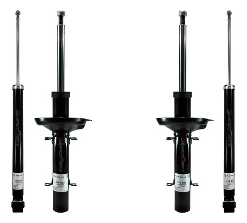 Kit 4 Amortiguadores Sachs Para Seat Leon 2000-2005 — foto 1 de 1
