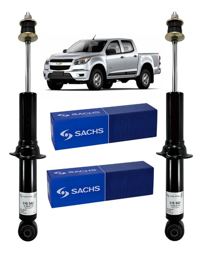 Kit X2 Amortiguadores Delanteros Sachs Chevrolet S-10 2012+ — foto 1 de 1
