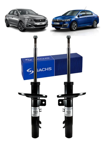 Amortiguadores Delanteros Sachs Citroen C-elysee Peugeot 301 — foto 1 de 1