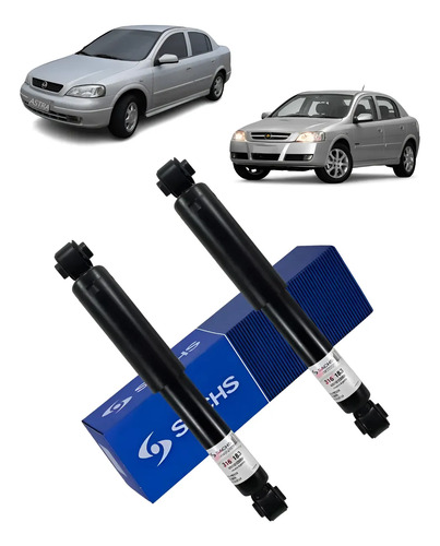 Kit X2 Amortiguadores Traseros Sachs Chevrolet Astra 1998+ — foto 1 de 1