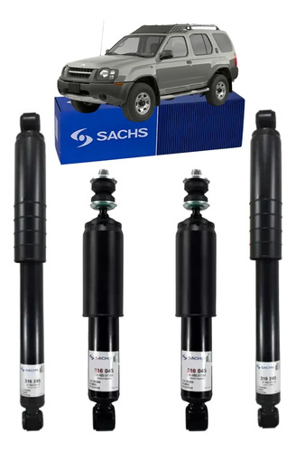 Kit Cuatro Amortiguadores Sachs Nissan X-terra 2003-2009 — foto 1 de 1