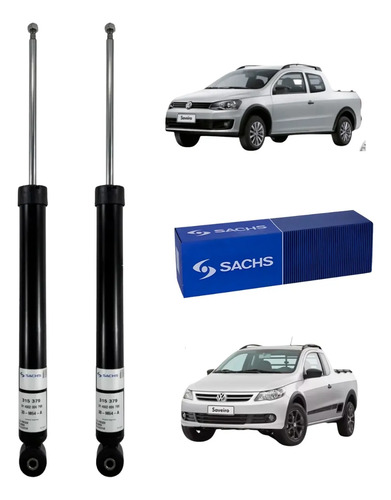 Kit Amortiguadores Traseros Sachs Vw Saveiro Trend 2010+ — foto 1 de 1
