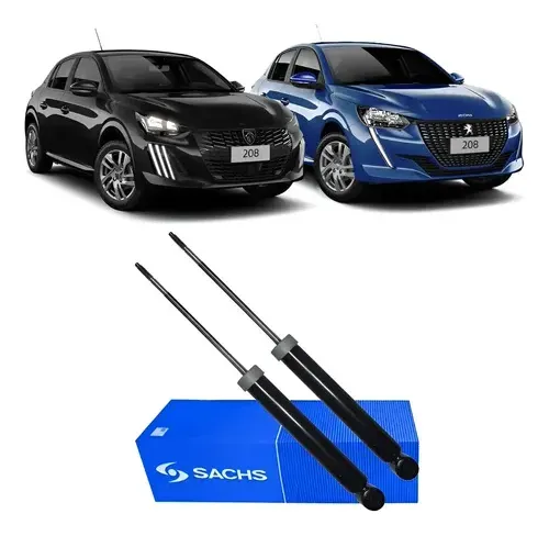 Kit 2 Amortiguadores Traseros Sachs Peugeot 208 2020-2025 — foto 1 de 1