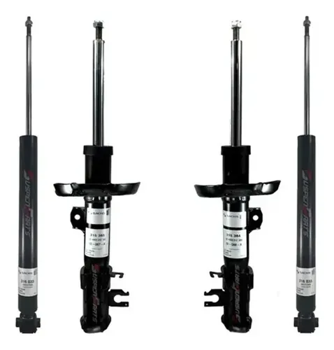Kit X4 Amortiguadores Sachs Fiat Linea / Punto Desde 2007 — foto 1 de 1