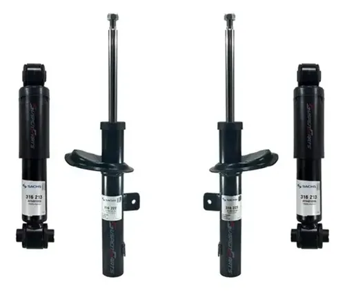 Kit Cuatro Amortiguadores Sachs Peugeot 206-207 Todos — foto 1 de 1