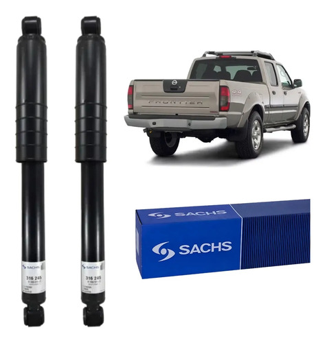 Kit Amortiguadores Traseros Sachs Nissan Frontier 2003-2009 — foto 1 de 1
