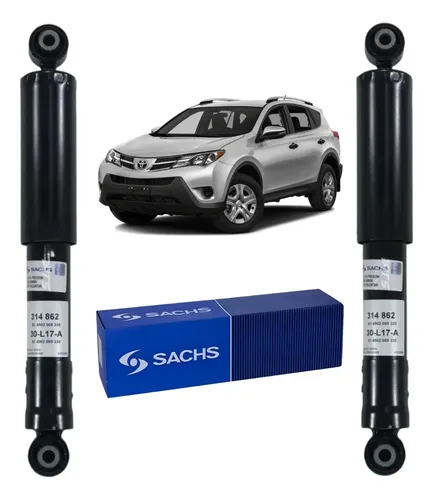 Kit X2 Amortiguadores Traseros Sachs Toyota Rav4 Desde 2013 — foto 1 de 1