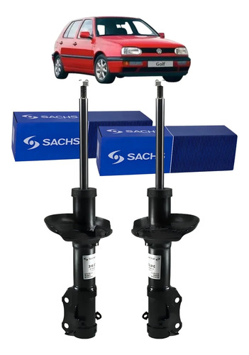 Amortiguadores Delanteros Sachs Vw Golf 3 Glx Gti 95-98 — foto 1 de 1