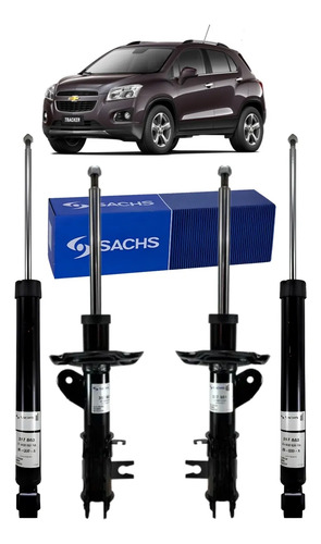 Kit 4 Amortiguadores Sachs Chevrolet Tracker 2013+ — foto 1 de 1