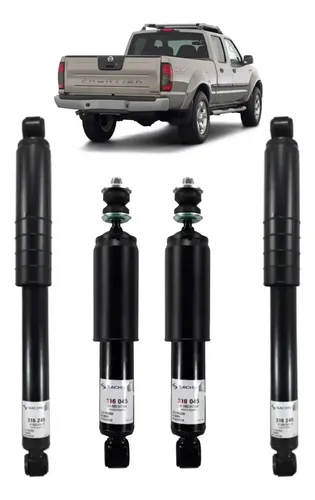 Kit Cuatro Amortiguadores Sachs Nissan Frontier 2003-2008 — foto 1 de 1