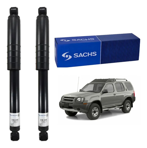 Kit X2 Amortiguadores Traseros Sachs Nissan X-terra 03-09 — foto 1 de 1