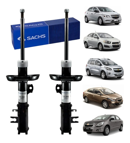 Amortiguador Delantero Sachs Onix Sonic Spin Prisma Cobalt — foto 1 de 1