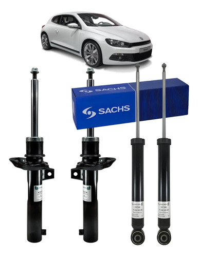 Kit 4 Amortiguadores Sachs Vw Scirocco 2012+ — foto 1 de 1