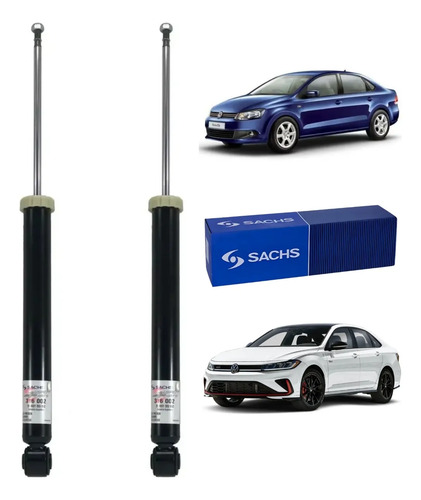 Amortiguadores Traseros Sachs Vw Vento 1.4 Tsi 2.0 2016+ — foto 1 de 1