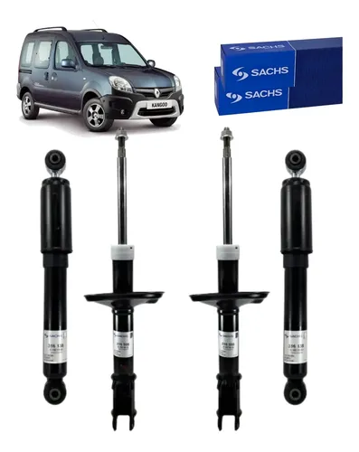 Kit Cuatro Amortiguadores Sachs Renault Kangoo Desde 2014 — foto 1 de 1